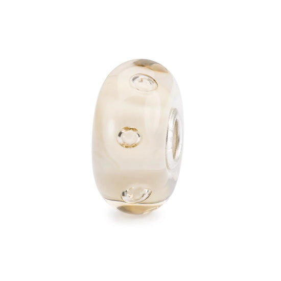 Ivory Bubble Joy kugle -  Trollbeads