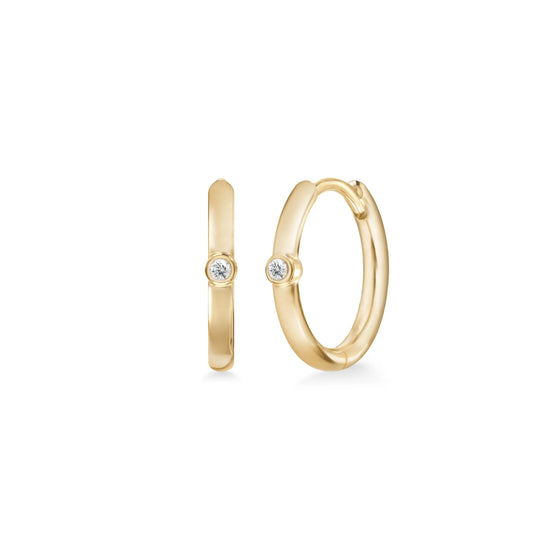 14Kt. Purity Medium Hoop Julie Sandlau