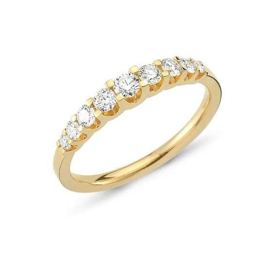 14kt. EMPIRE ring 0,43ct W-si