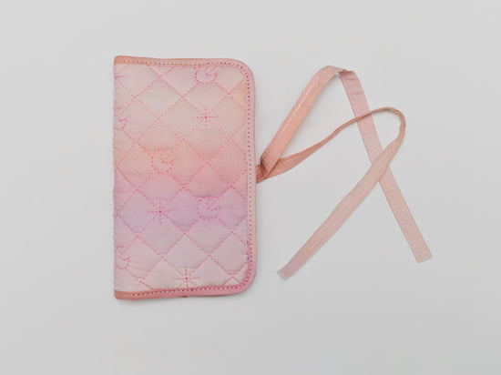 Smykkeclutch Moon & Stars Rose Maanesten