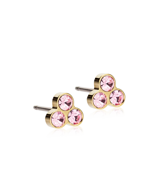 GT Clover 6 mm, Light rose Blomdahl