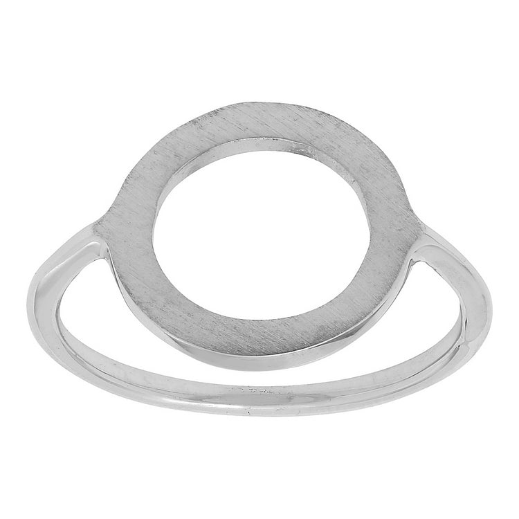 Sølv Cirkel ring 14mm