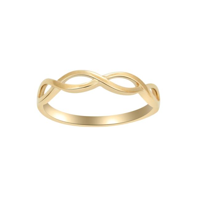 SIERSBØL - 8kt. guldring st. 56