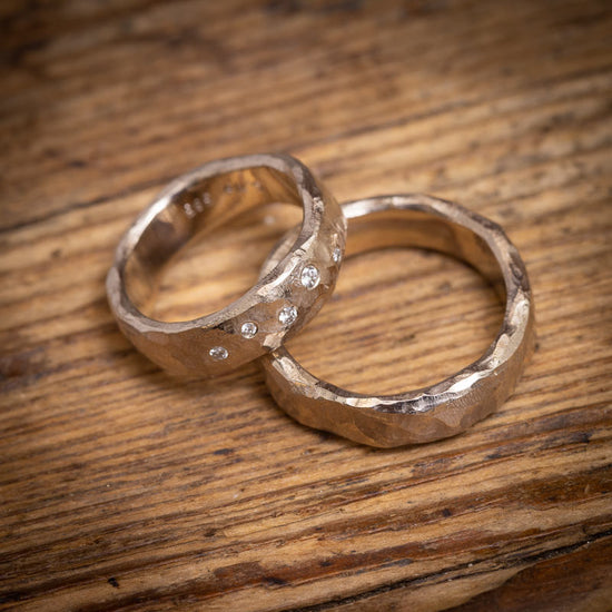 14K Curve X-large ring hvidguld str 60-70