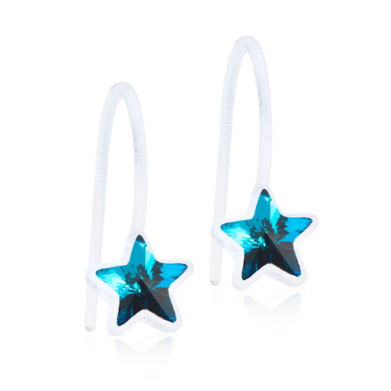 Blomdahl - Pendant Fixed star Aquamarine 6mm