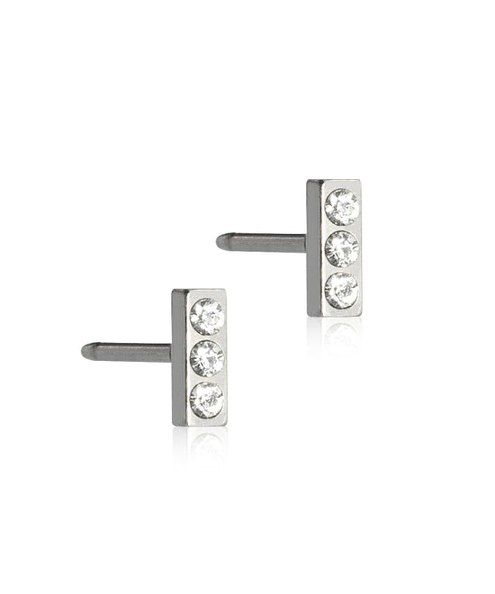 Blomdahl - NT Petite Brilliance Straight 5mm Crystal