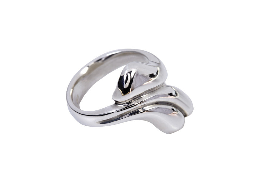 Randers Sølv - Ring sølv formet som tre tunger
