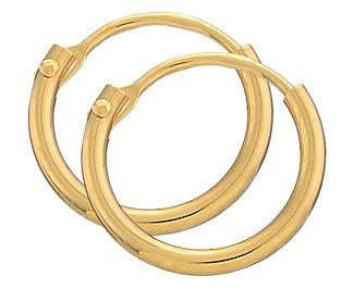 14kt. Guld Creoler 1,3mm