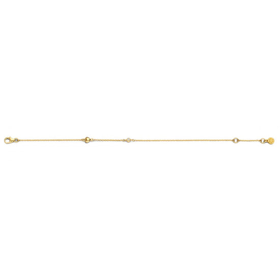 Spirit icons - 14K Miracle armbånd guld med 0,02 CT 