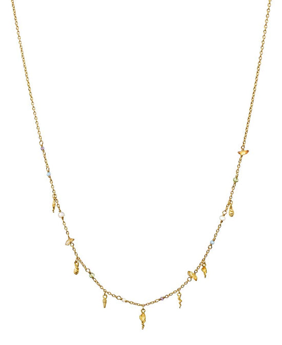 Maanesten - Touitsi Halskæde forgyldt 