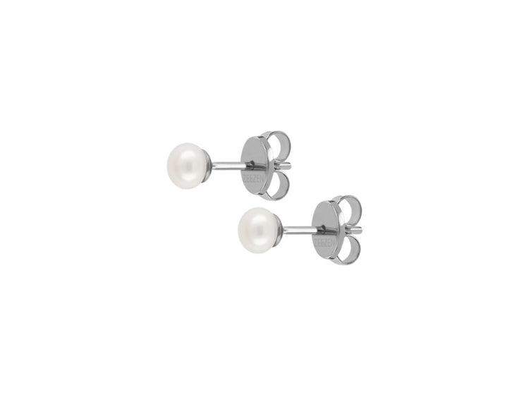 Zeezen - Titan ørestik m/ ferskvands perle 5-5.5mm