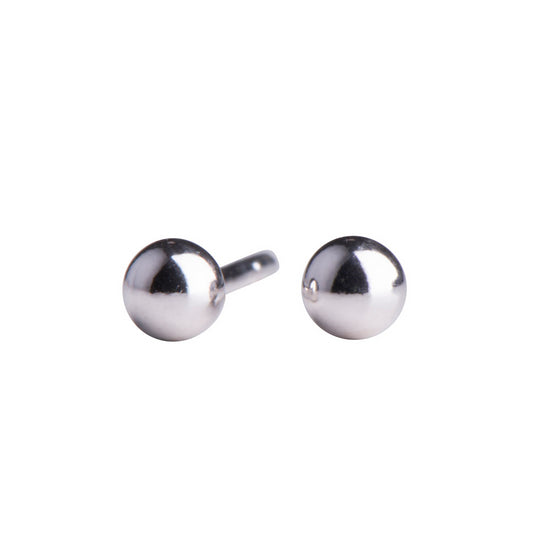 4MM Sølv Kugleørestik