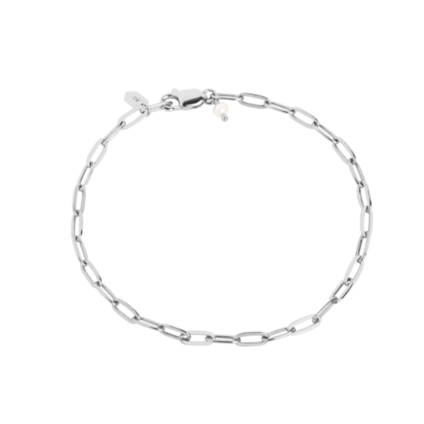 Maria Black - Gemma Armbånd 18,5cm hv.rho S/M