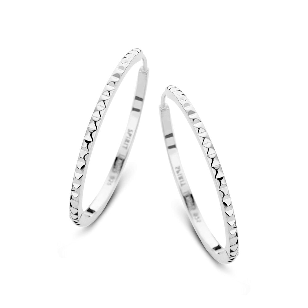 Spirit Icons - Peaks Hoops - Sølv