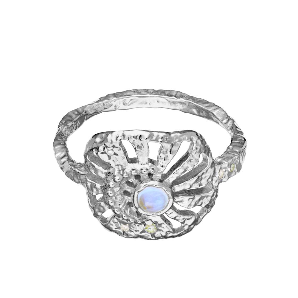 Maanesten - Soluna Ring Sølv st. 55 
