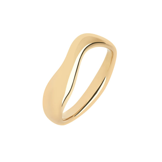 Maria Black - Vayu ring forgyldt st. 50
