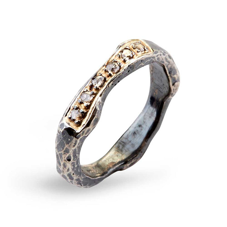 By Birdie - Heritage Golden Wave Ring