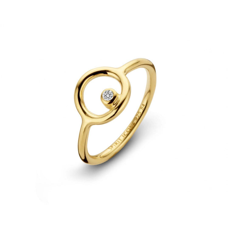 Spirit icons - Infinity ring forgyldt st. 52