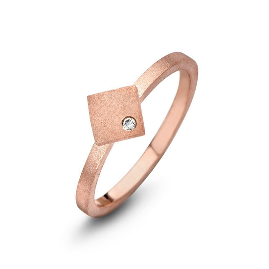 Spirit Icons - Ghetto Ring i rosa med Diamant