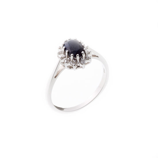 14 Karat hvidgulds ring