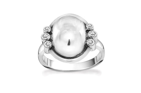 Rabinovich - Glamorous Sphere Ring Sølv ox Zirk.st.55 