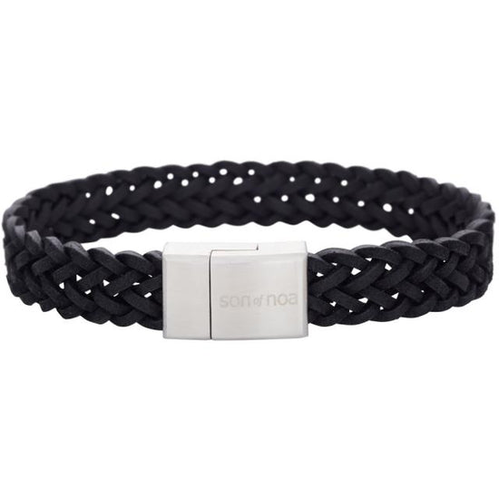 SON bracelet black calf leather 19cm