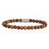 Armbånd Mat Gul Tiger Øje 21 cm - SON of NOA