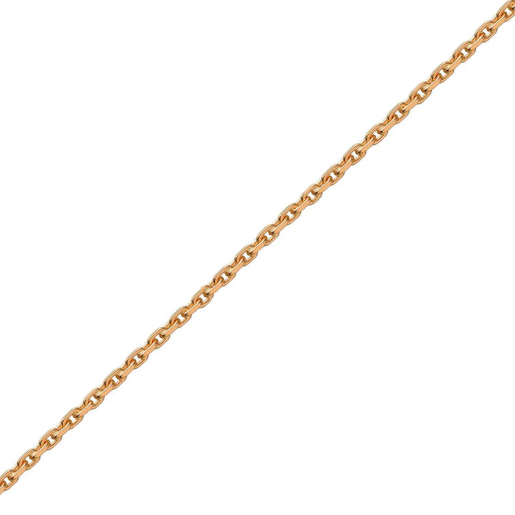 14K Anker Facet 45cm 1,10mm Guld Halskæde