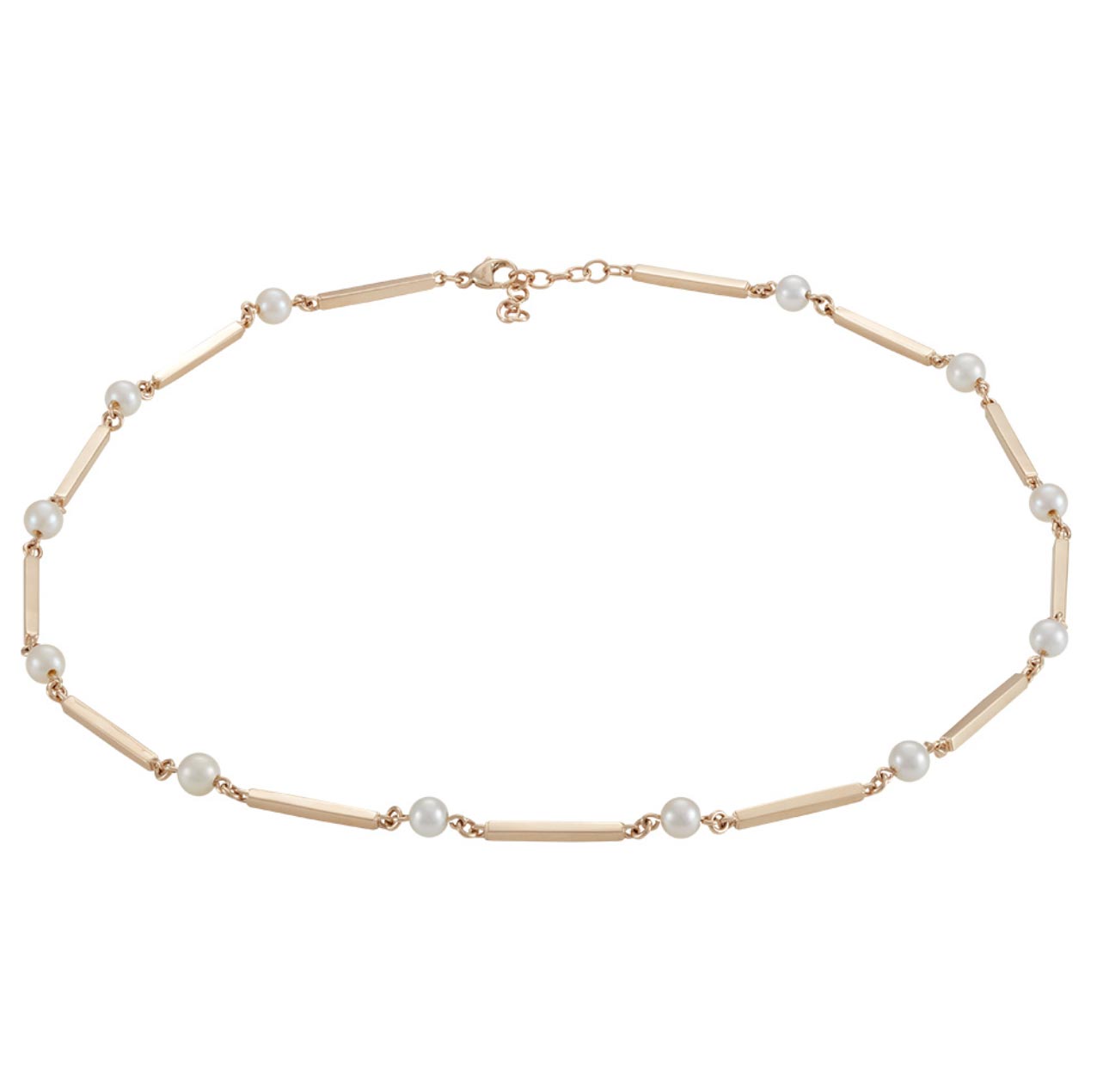 SIERSBØL - 8kt. Pind & Perle FWP collier 42+3