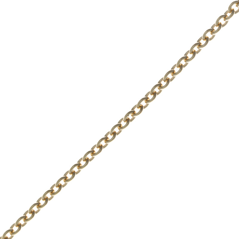 8K Anker rund 80 cm 0,40 Guld Halskæde