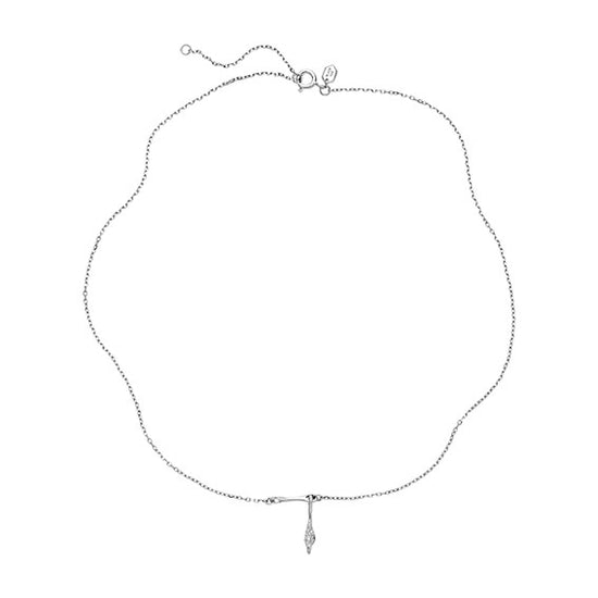 Carion Halskæde rho. sølv 46-50cm Maria Black