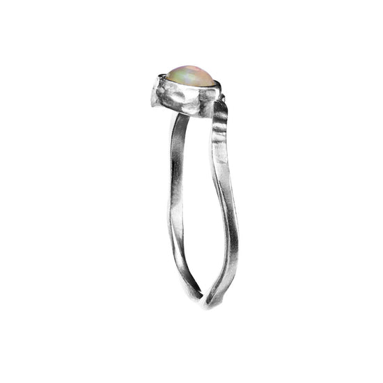 Cille ring sølv Maanesten - spar 50 %
