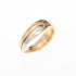 14K Ring Blank st. 54 0,07ct