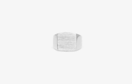IX Tribute Signet Ring Silver