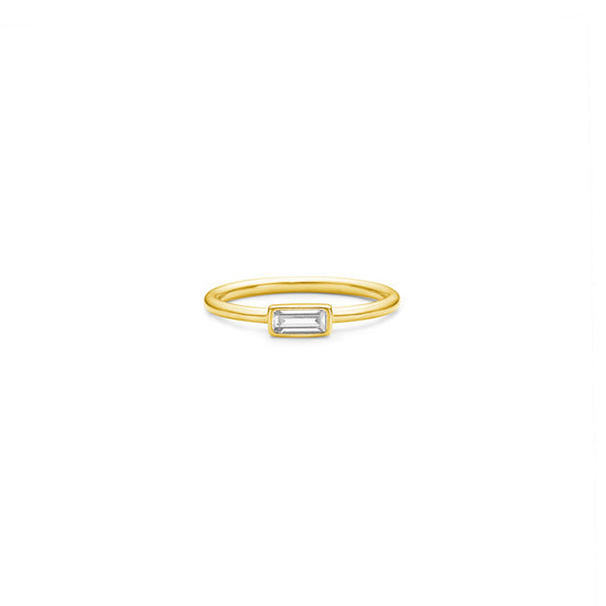 ID Fine - Baguette Ring 50 - Gold 
