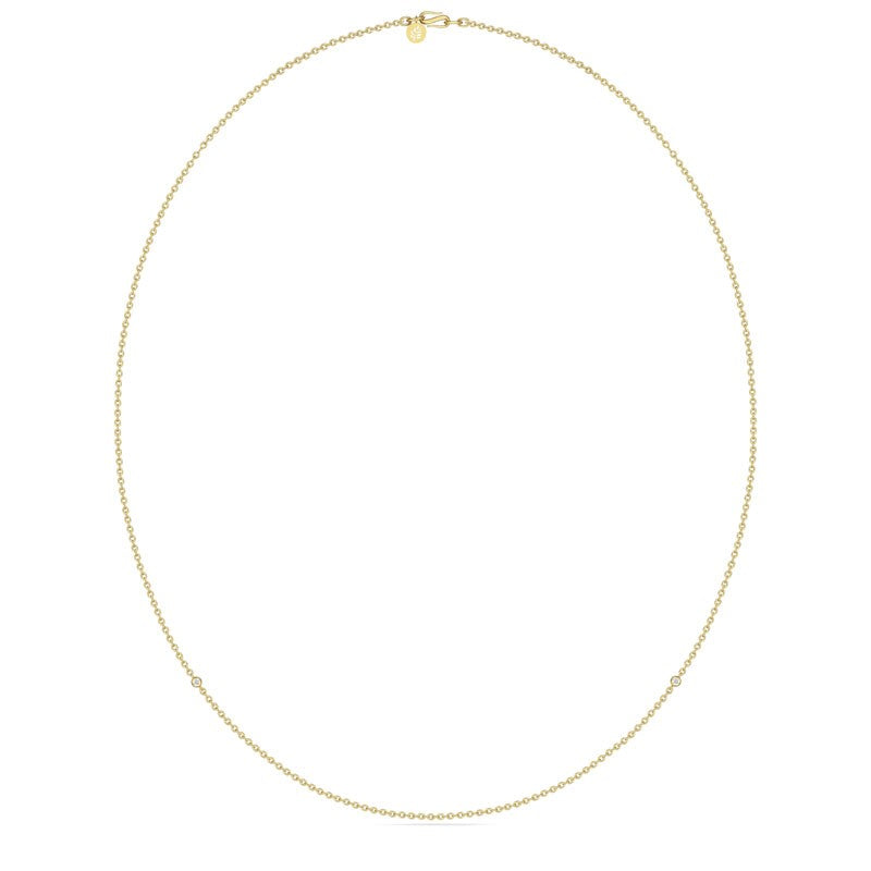 Julie Sandlau - A Necklace 60 cm. forgyldt