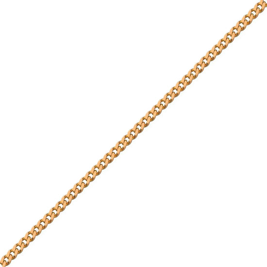 14K Panser Facet 45cm 0,35mm Guld Halskæde