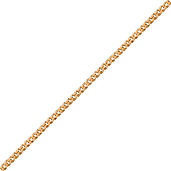 14K Panser Facet 38cm 0,45mm Guld Halskæde