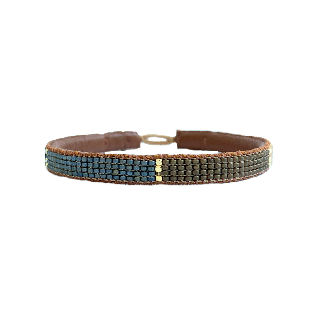 IBU JEWELS - Small Block Midnight armbånd 
