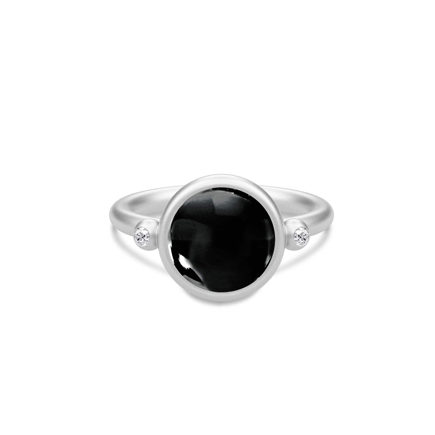 Julie Sandlau - Prime Ring Black Sølv st. 52 rho.