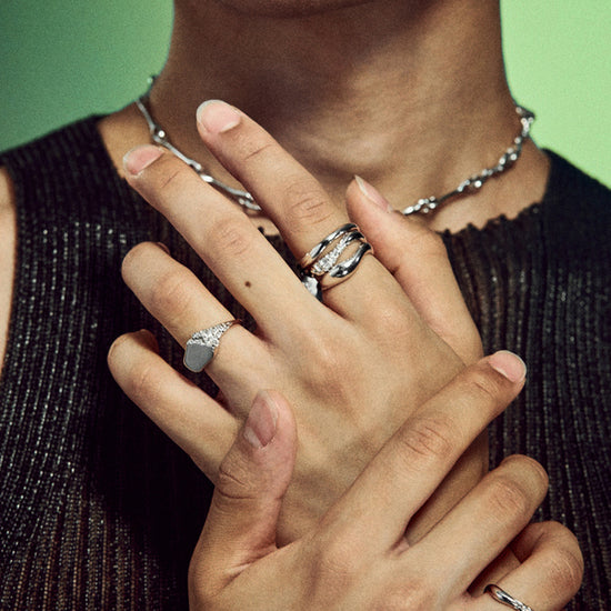 Sawyer ring rho. sølv Maria Black