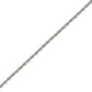 Anker Facet 36cm 0,40mm sølv Halskæde