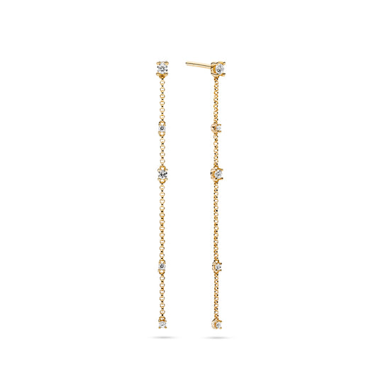 Julie Sandlau - Dainty Harmony Ørestikker 18 karat Guld